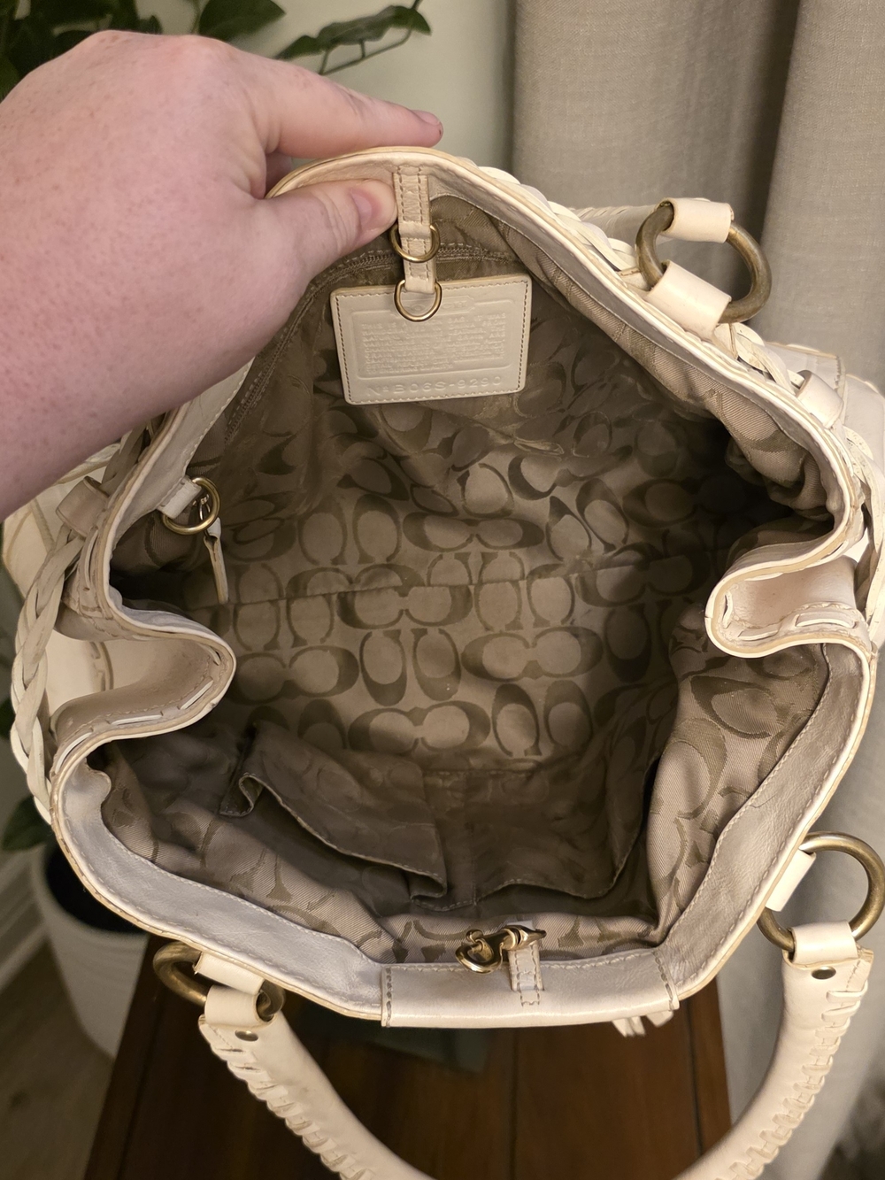 Coach Vintage Hamptons Limited Edition Braided Handbag 9290 - Picture 6 of 11